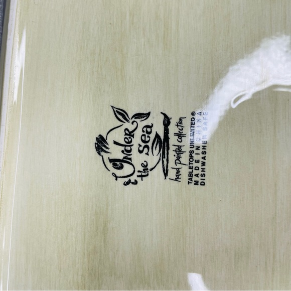 Under the Sea bu table tops unlimited bundle , planter , small bowls & plate - Picture 7 of 15